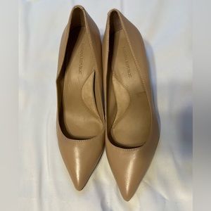 banana republic Cream Leather Heels